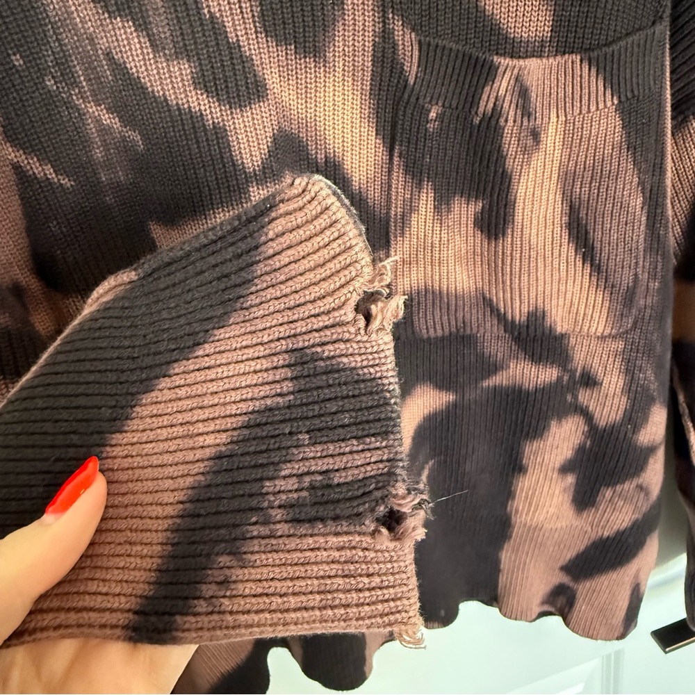 Pistola Distressed Tie-dye Sweater - Picture 3 of 7